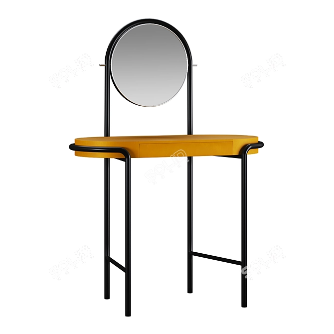 Alba Dressing Table: Elegant and Practical Vanity 3D model image 2