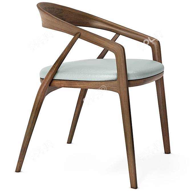 Elegant Capri Chair by Noe Duchaufour 3D model image 1