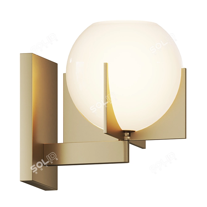 Feiss Abbott Sconce - Elegant Illumination 3D model image 1