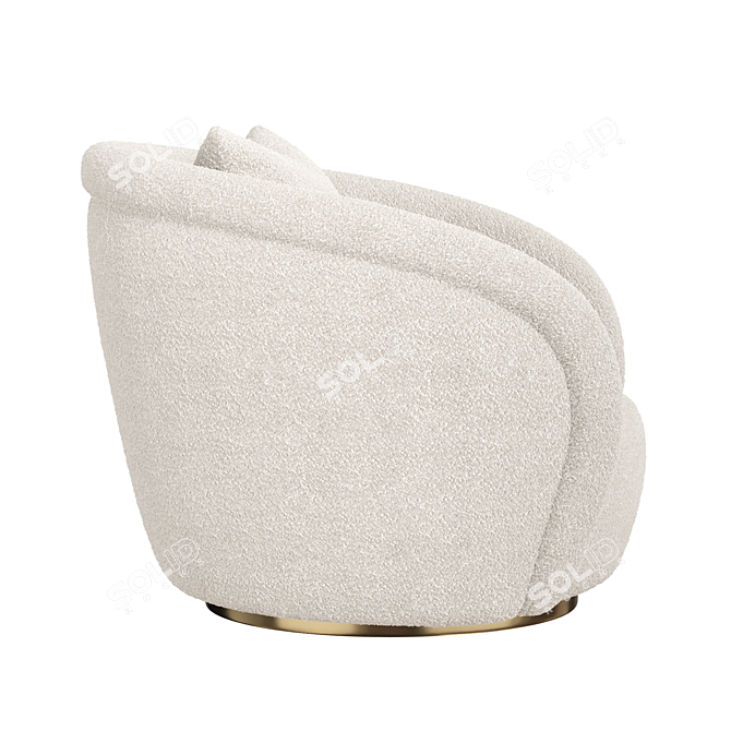 Modern Living Ollie Armchair | Sleek Design, Comfortable Seat 3D model image 7