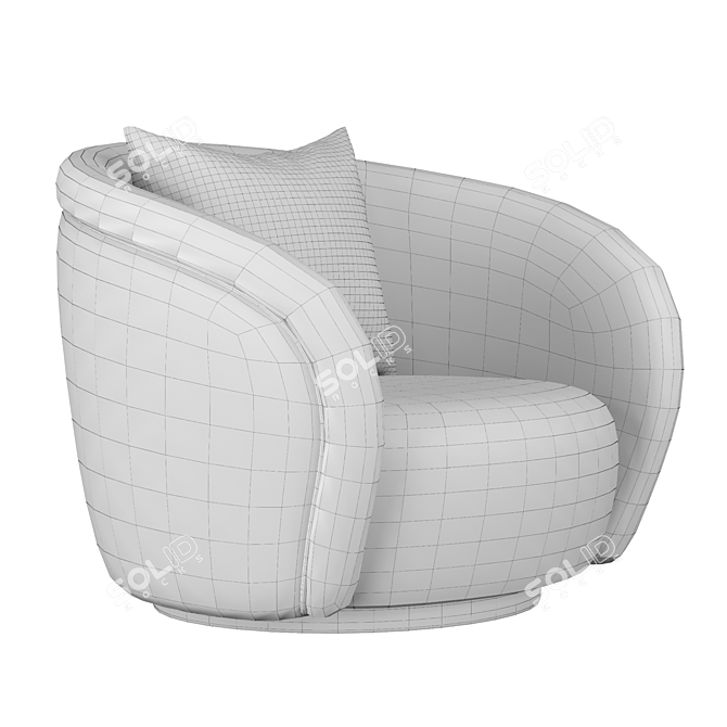 Modern Living Ollie Armchair | Sleek Design, Comfortable Seat 3D model image 8