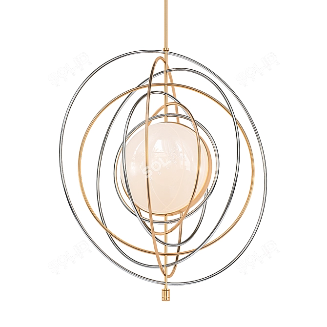 Electrum Kinetic Chandelier 3D model image 1