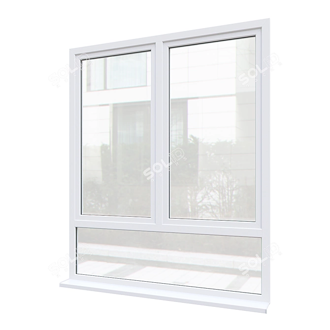 Optimized Exterior Windows V.02 3D model image 4