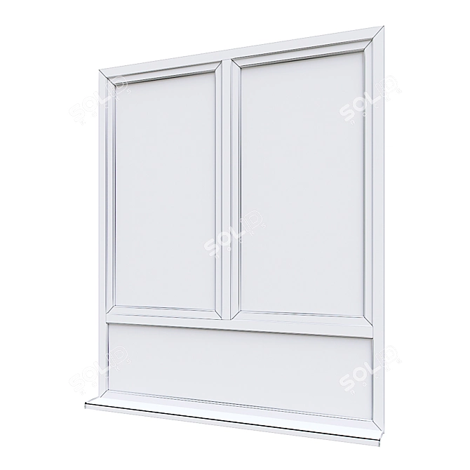 Optimized Exterior Windows V.02 3D model image 7