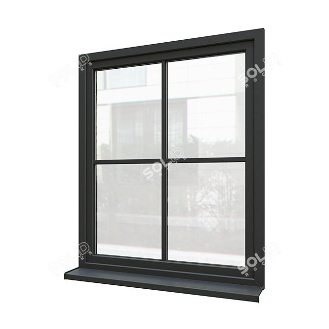 Optimized Exterior Windows v.05 3D model image 4