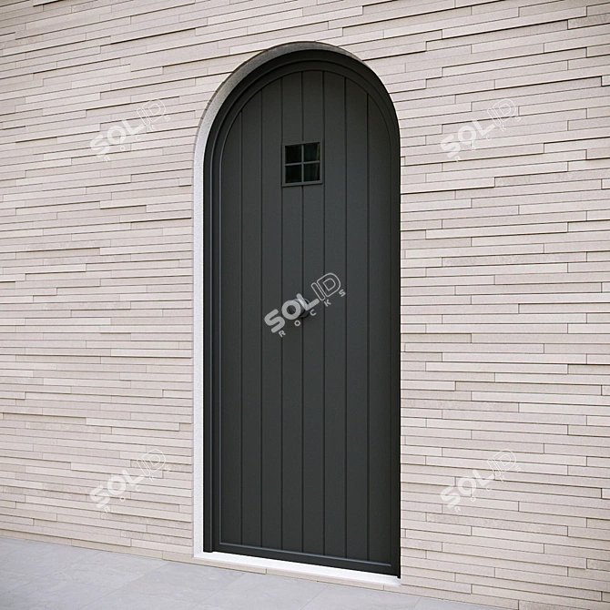 Optimized Exterior Doors v.03 3D model image 1