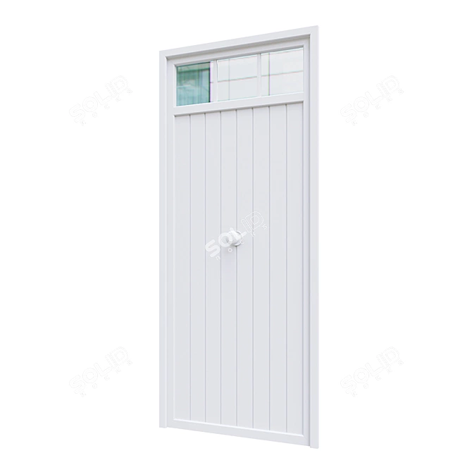 Optimized Exterior Doors v.03 3D model image 4