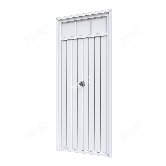 Optimized Exterior Doors v.03 3D model image 6