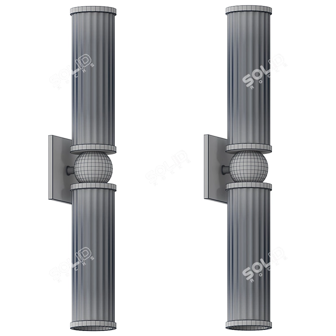 Elegant Hudson Valley Malone Sconce 3D model image 2