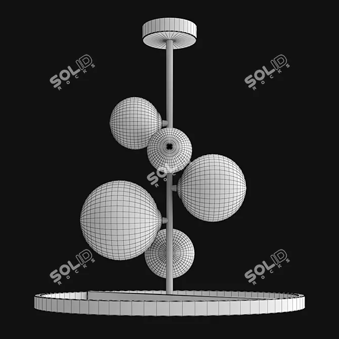 Elegant Iona B Design Lamp 3D model image 3