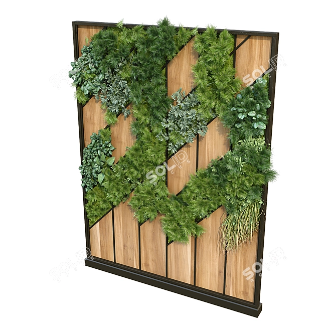 Vertical Greenery Set: Ultimate 3D Plant Collection 3D model image 4