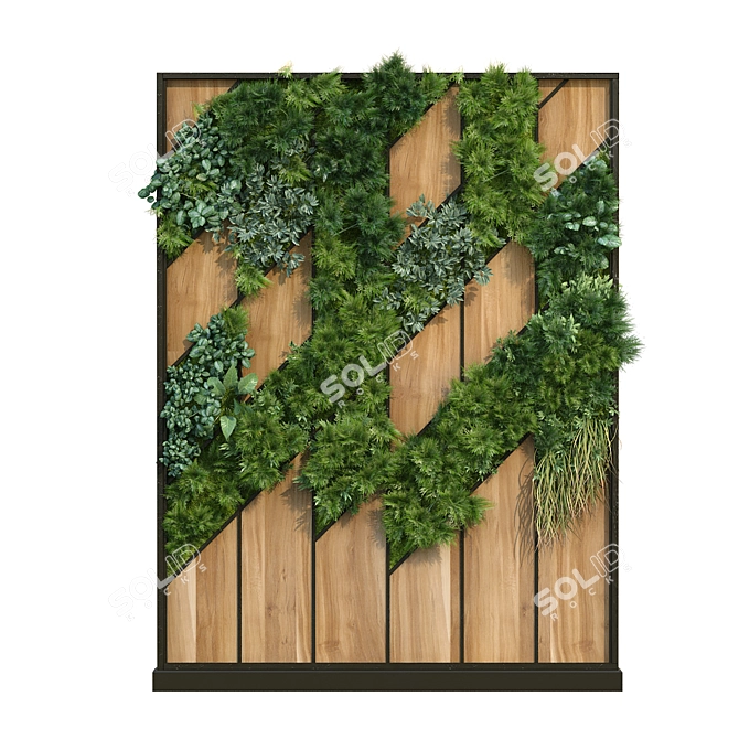 Vertical Greenery Set: Ultimate 3D Plant Collection 3D model image 6