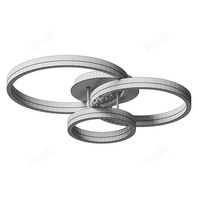 Modern LED Ceiling Light: Salzmann 3D model image 4