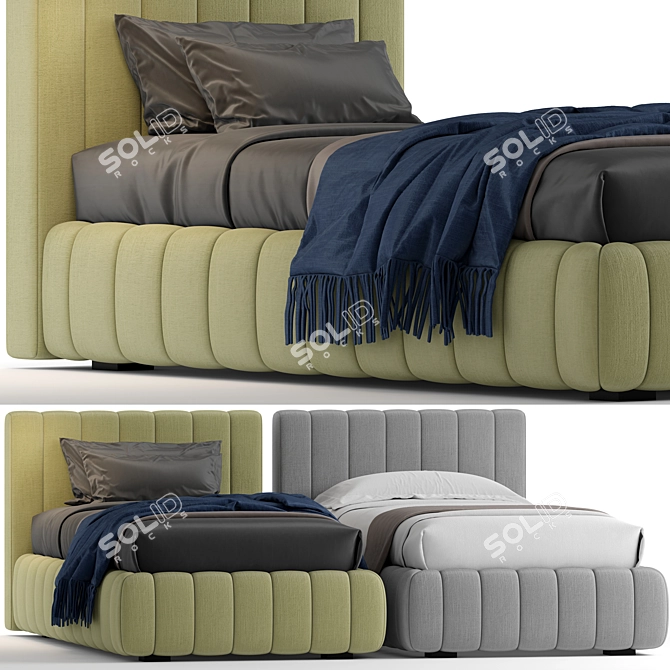 Bside_Nick Slim Bed - Spacesaver and Stylish! 3D model image 2