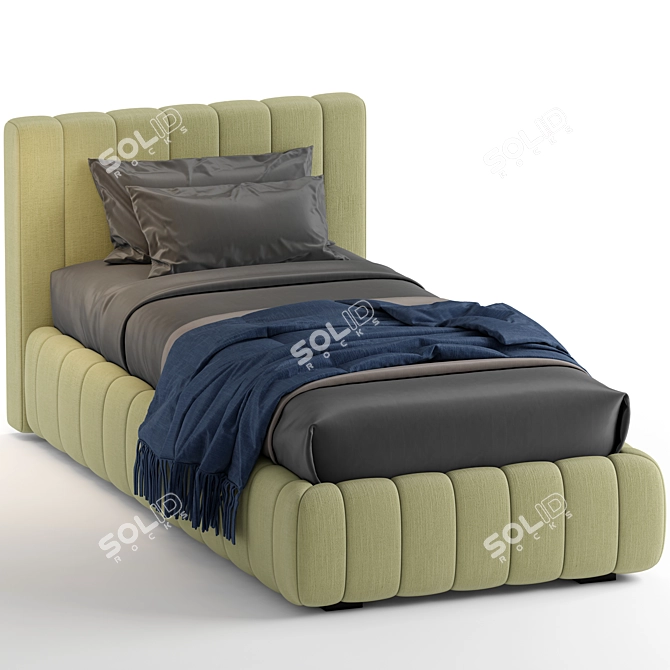 Bside_Nick Slim Bed - Spacesaver and Stylish! 3D model image 4