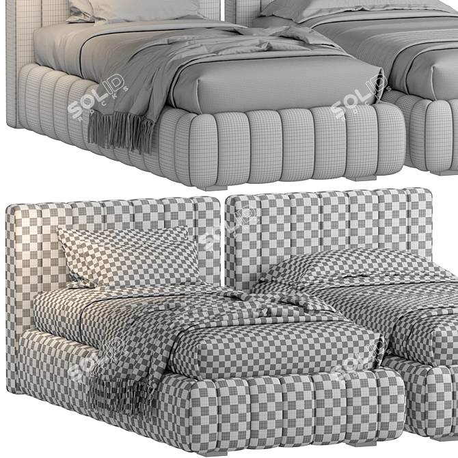 Bside_Nick Slim Bed - Spacesaver and Stylish! 3D model image 6