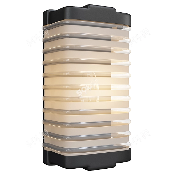 Sleek Otis Wall Sconce 3D model image 1