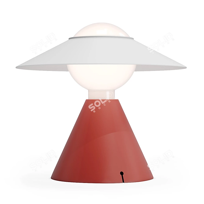 Elegant Linea Light Fante Lamp 3D model image 3