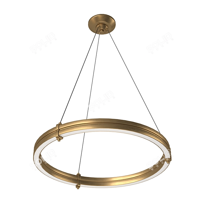 Luxury meets Elegance: Ralph Lauren's Paxton Chandelier 3D model image 2