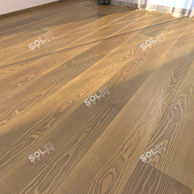 HD Textured Parquet Floor - Levico Collection 3D model image 1