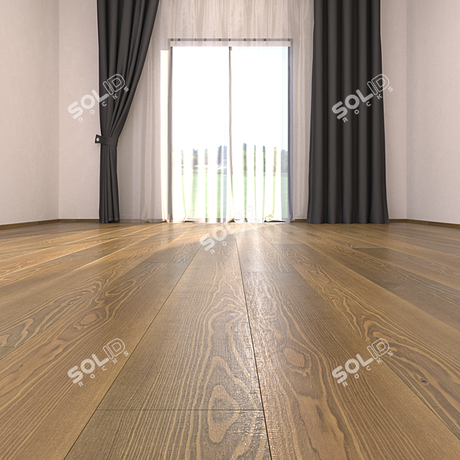 HD Textured Parquet Floor - Levico Collection 3D model image 2