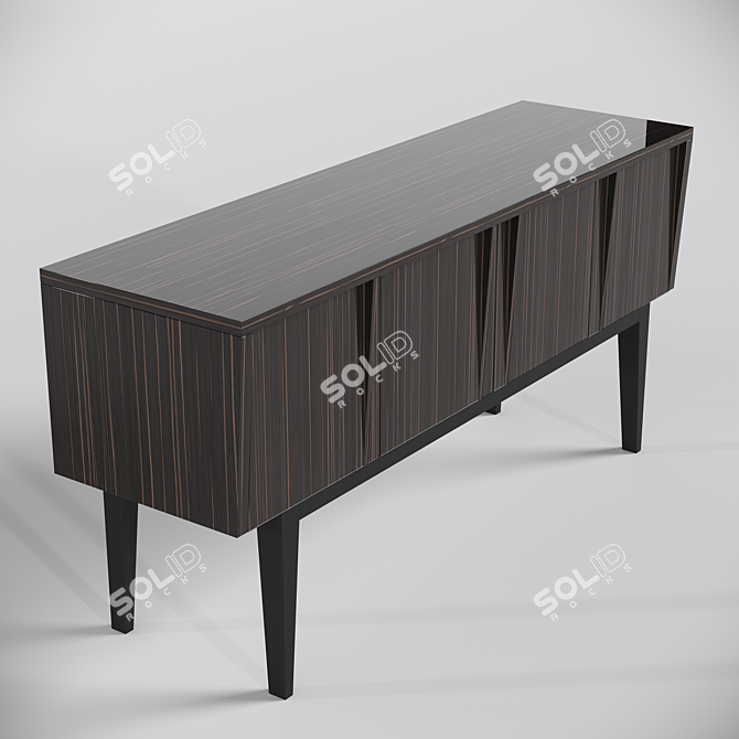 Modern Orchestra Console: Sleek Design, Simple Lines 3D model image 2