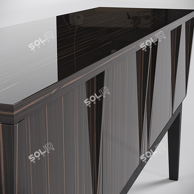 Modern Orchestra Console: Sleek Design, Simple Lines 3D model image 3