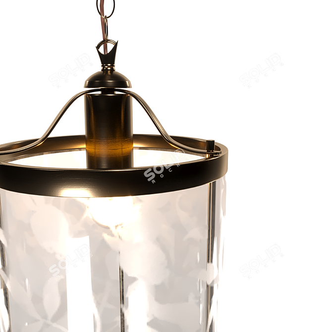 Italian Made Arte Lamp Bruno Pendant Light - Stylish and Modern 3D model image 4