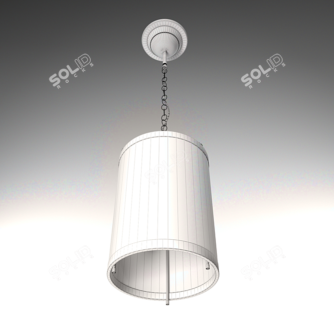 Italian Made Arte Lamp Bruno Pendant Light - Stylish and Modern 3D model image 5