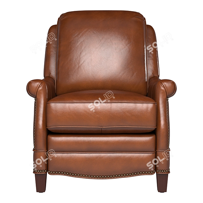 Luxury Leather Recliner 3D model image 2