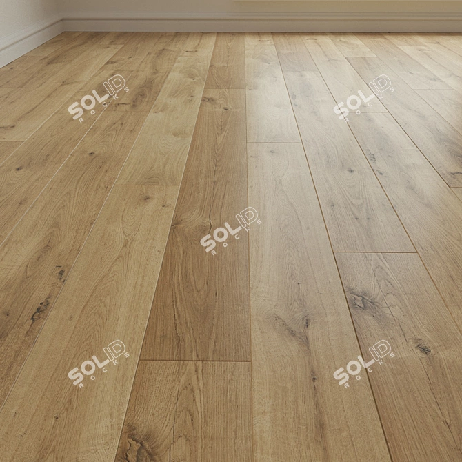 Versatile Laminate Flooring 3D model image 1