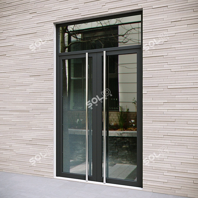 Optimized Exterior Doors Pack 3D model image 6