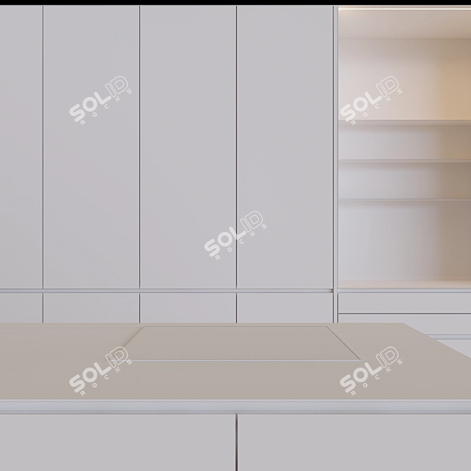 Modern Kitchen: Customizable Design with High-Quality Appliances 3D model image 6