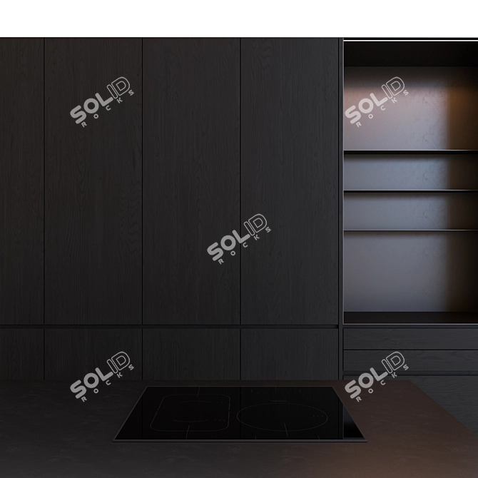 Modern Kitchen: Customizable Design with High-Quality Appliances 3D model image 10