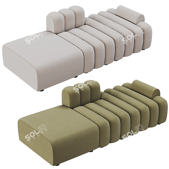 Modular Sofa Collection by NORR11 3D model image 5