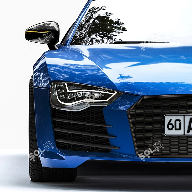 Modified Audi R8: Unleash the Beast 3D model image 4