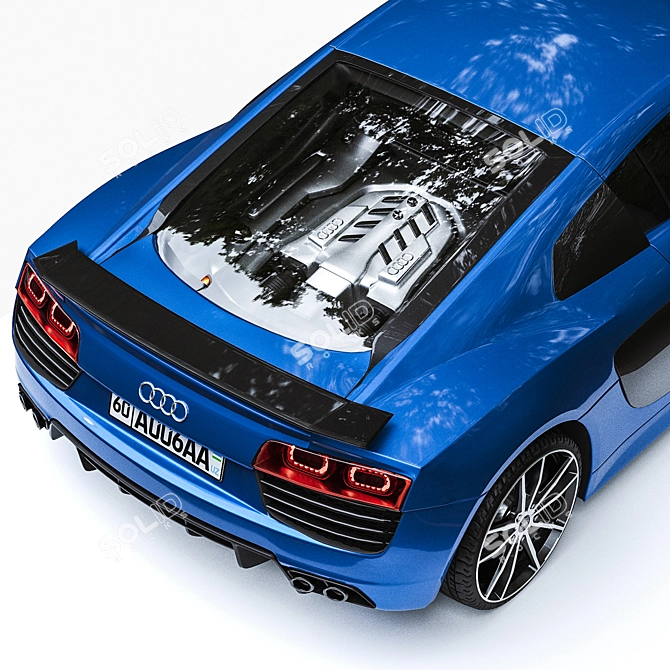 Modified Audi R8: Unleash the Beast 3D model image 5