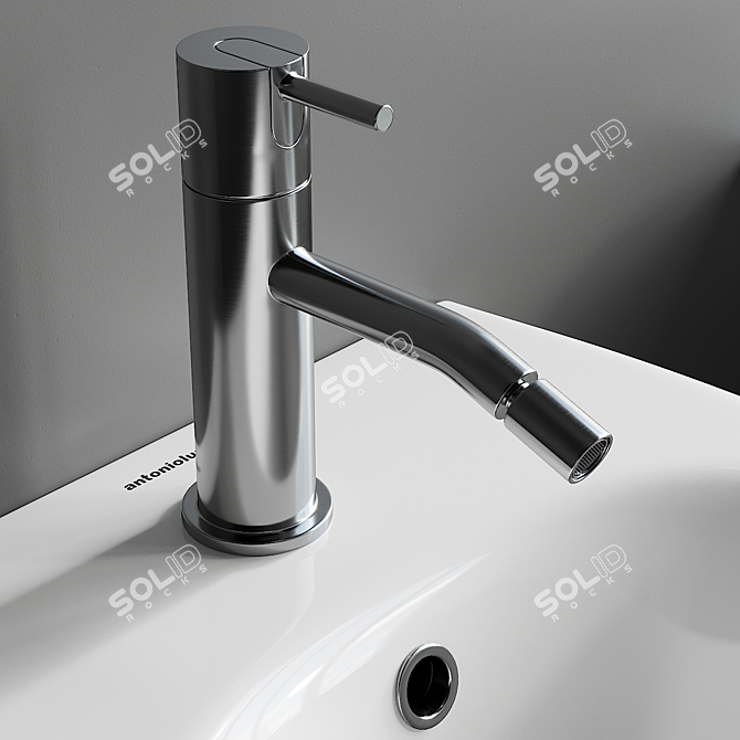 Cabo Wall-Hung WC & Bidet Set 3D model image 3