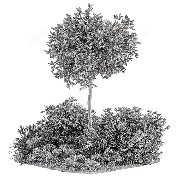Autumn Oasis - Garden Set 3D model image 4
