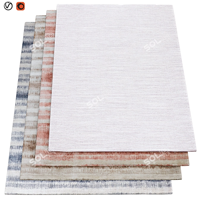 Luxury Carpets | High-Quality Textures 3D model image 1