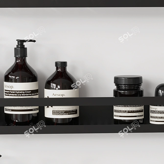 Elegant Bathroom Set: Max 2015 (Vray - Corona) 3D model image 2