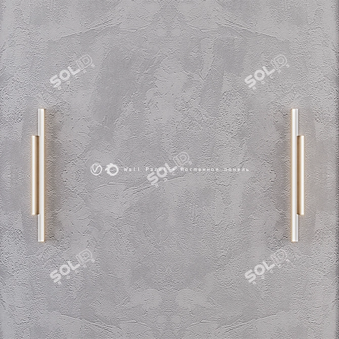 Title: Modern Wall Panel Design 3D model image 2