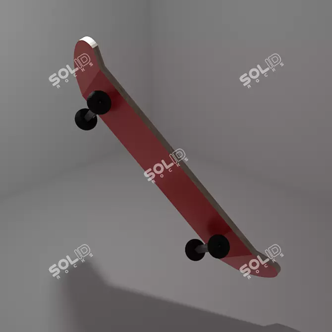 Urban Cruiser Skateboard 3D model image 1