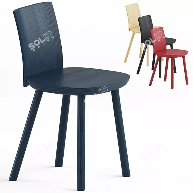 Ariake Blest Chair | Stylish and Comfortable 3D model image 1