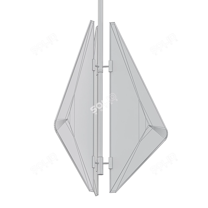 Vibrant Venus Ceiling Light 3D model image 2