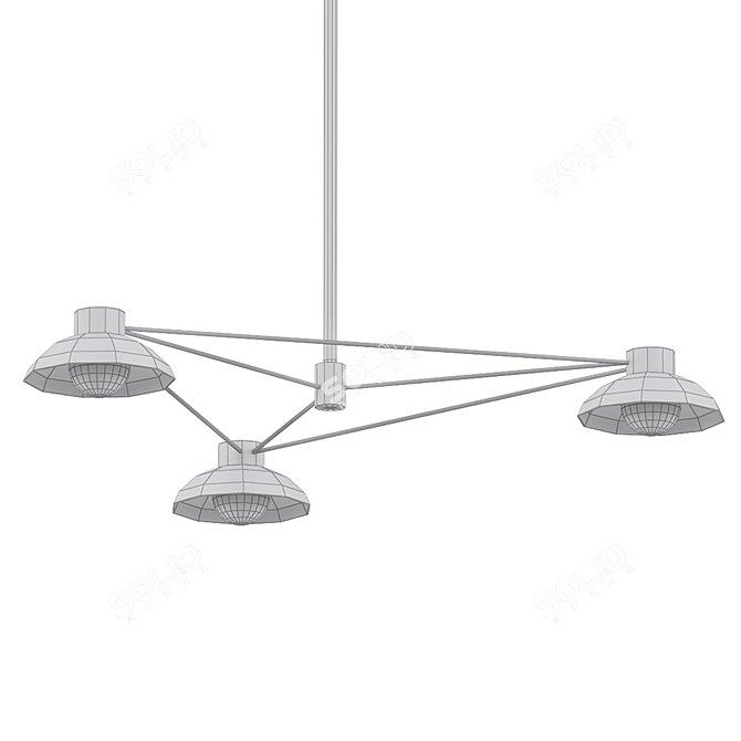 Allied Maker Archipelago 3 Pendant 3D model image 2