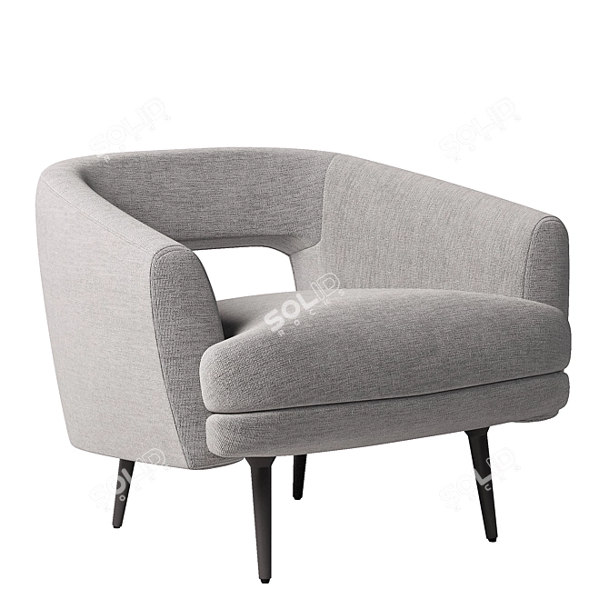 Elegant Millie Chair: Modern 2015 Design 3D model image 1