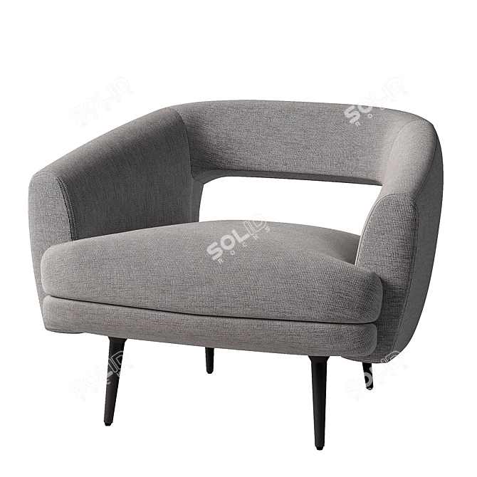 Elegant Millie Chair: Modern 2015 Design 3D model image 2