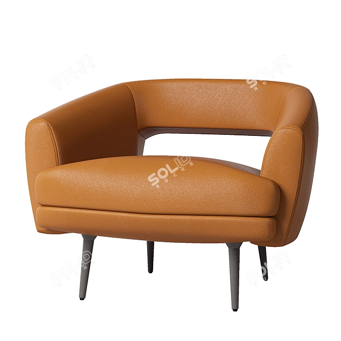 Elegant Millie Chair: Modern 2015 Design 3D model image 6
