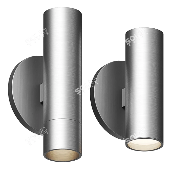 Sleek LED Wall Sconce: ALC by SONNEMAN 3D model image 1